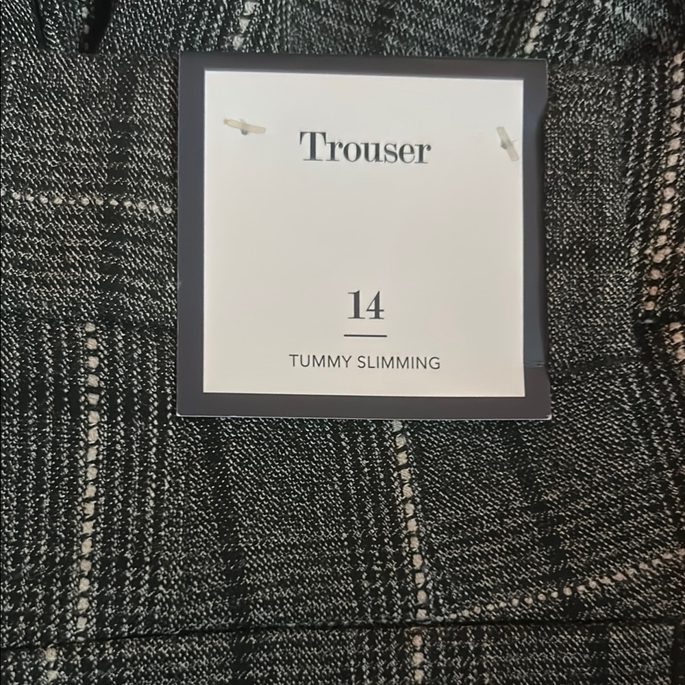 Charter Club Women's Black Plaid Trousers - Picture 6 of 6